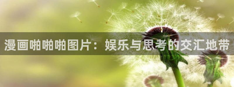 歪歪韩漫无遮：漫画啪啪啪图片：娱乐与思考的交汇地带